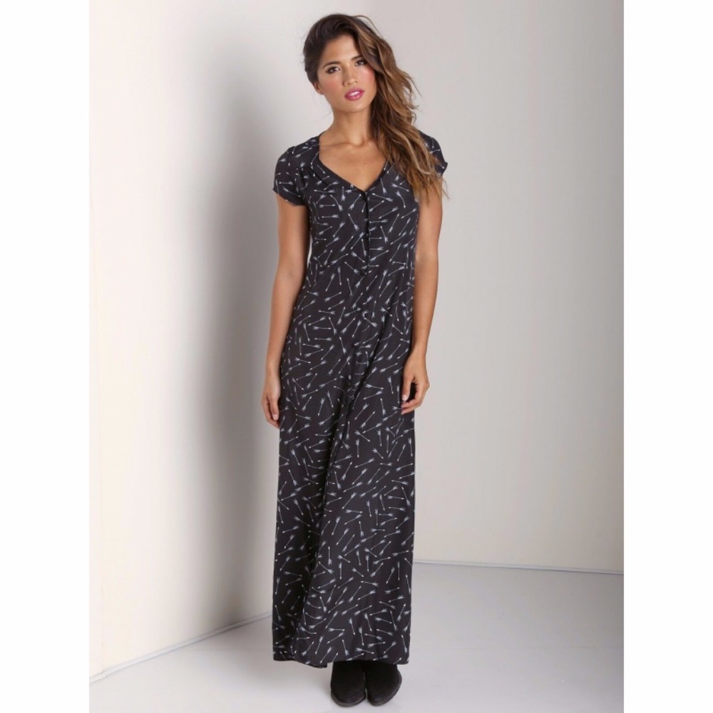 Flynn Skye Eterie Arrow Printed Maxi Dress
